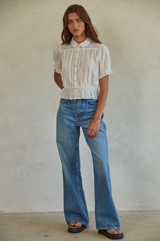 Irena Top - Ivory sold by Vinnie Louise product image thumbnail 2