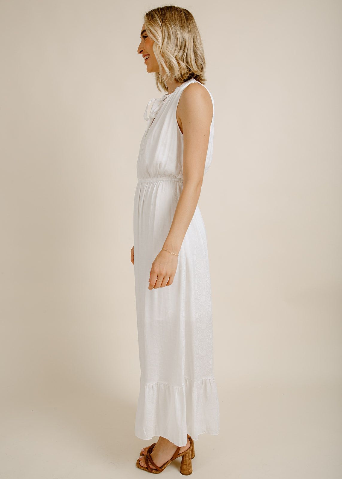 Odette Maxi Dress - White sold by Vinnie Louise product image thumbnail 2