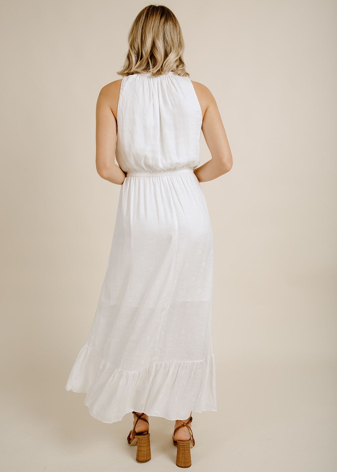 Odette Maxi Dress - White sold by Vinnie Louise product image thumbnail 3