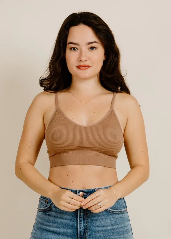 Pasha Padded Bralette - Vintage Mocha sold by Vinnie Louise