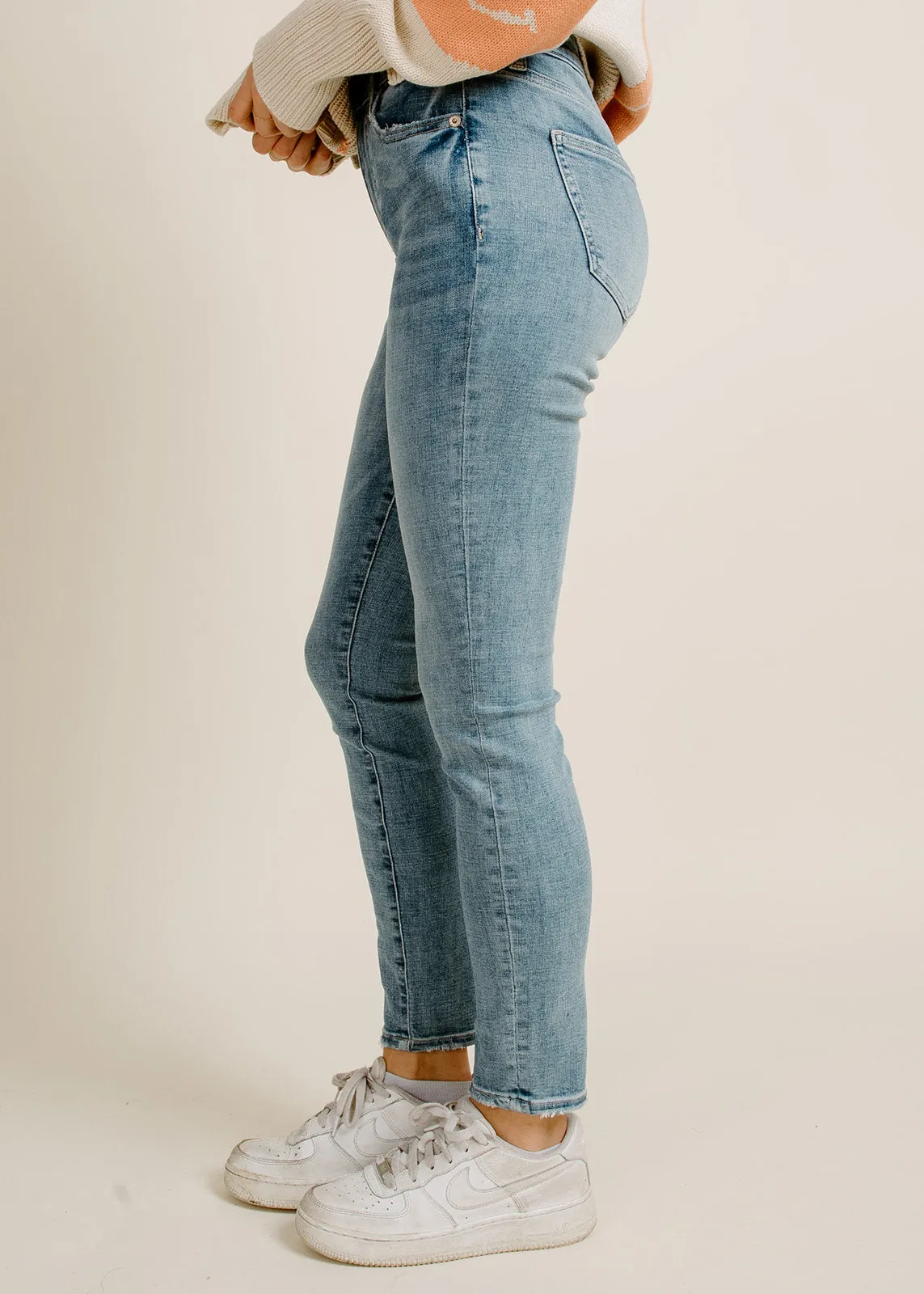 Audrey Midi Rise Skinny Denim - Hayes sold by Vinnie Louise product image thumbnail 2