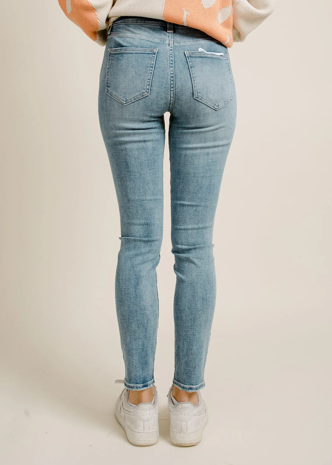 Audrey Midi Rise Skinny Denim - Hayes sold by Vinnie Louise product image thumbnail 4