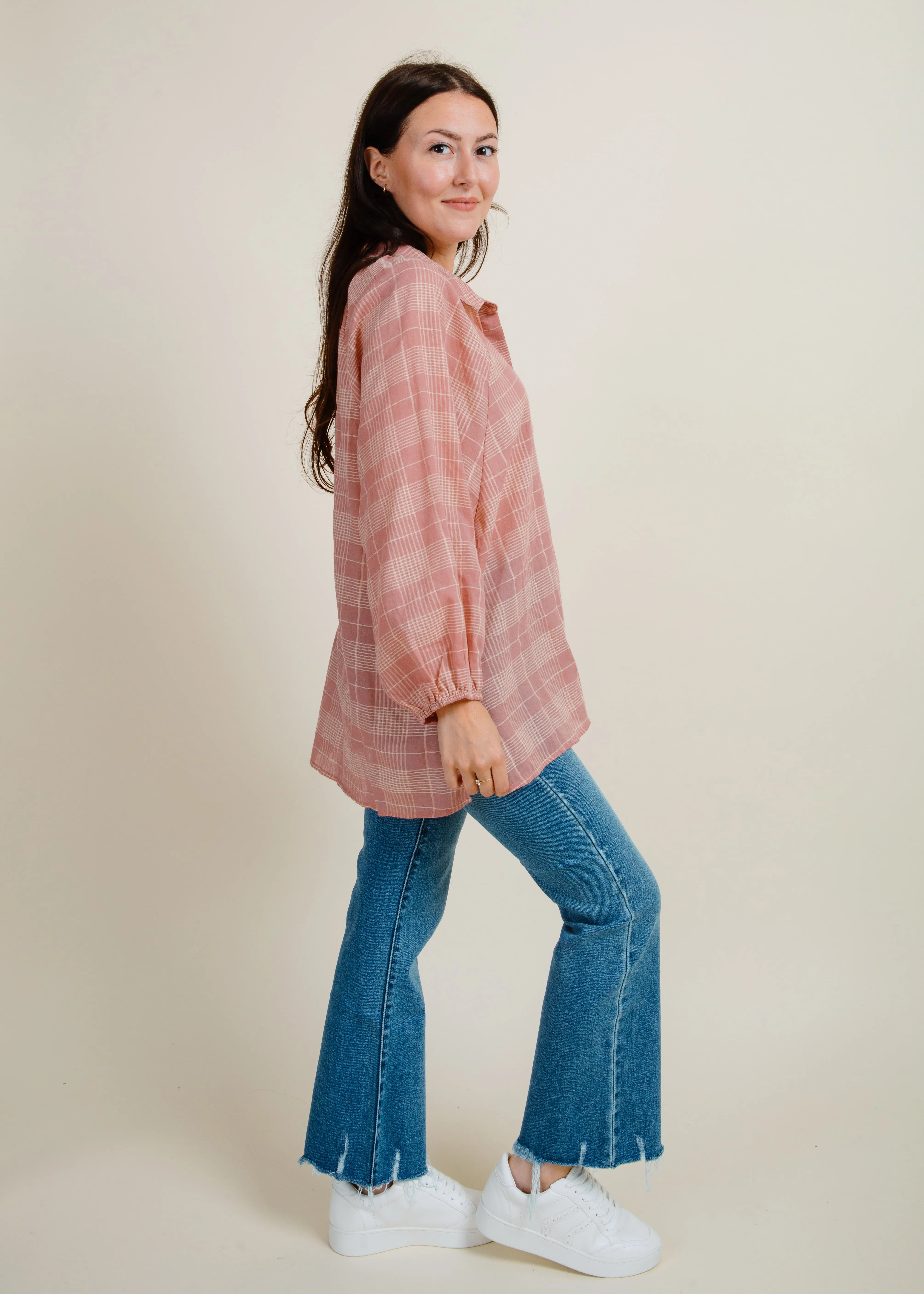 Sylvia Plaid Blouse sold by Vinnie Louise product image thumbnail 3