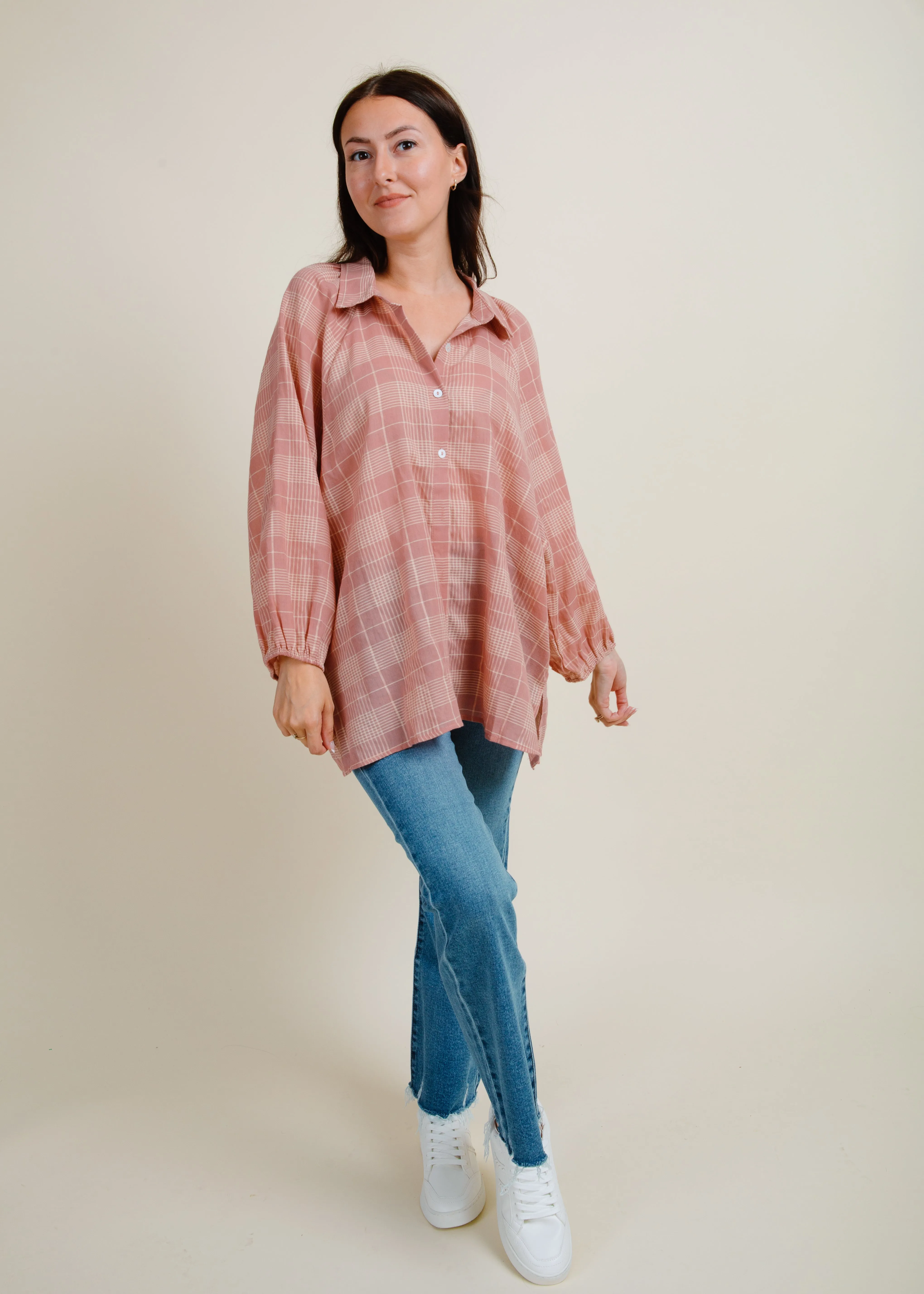 Sylvia Plaid Blouse sold by Vinnie Louise product image thumbnail 5