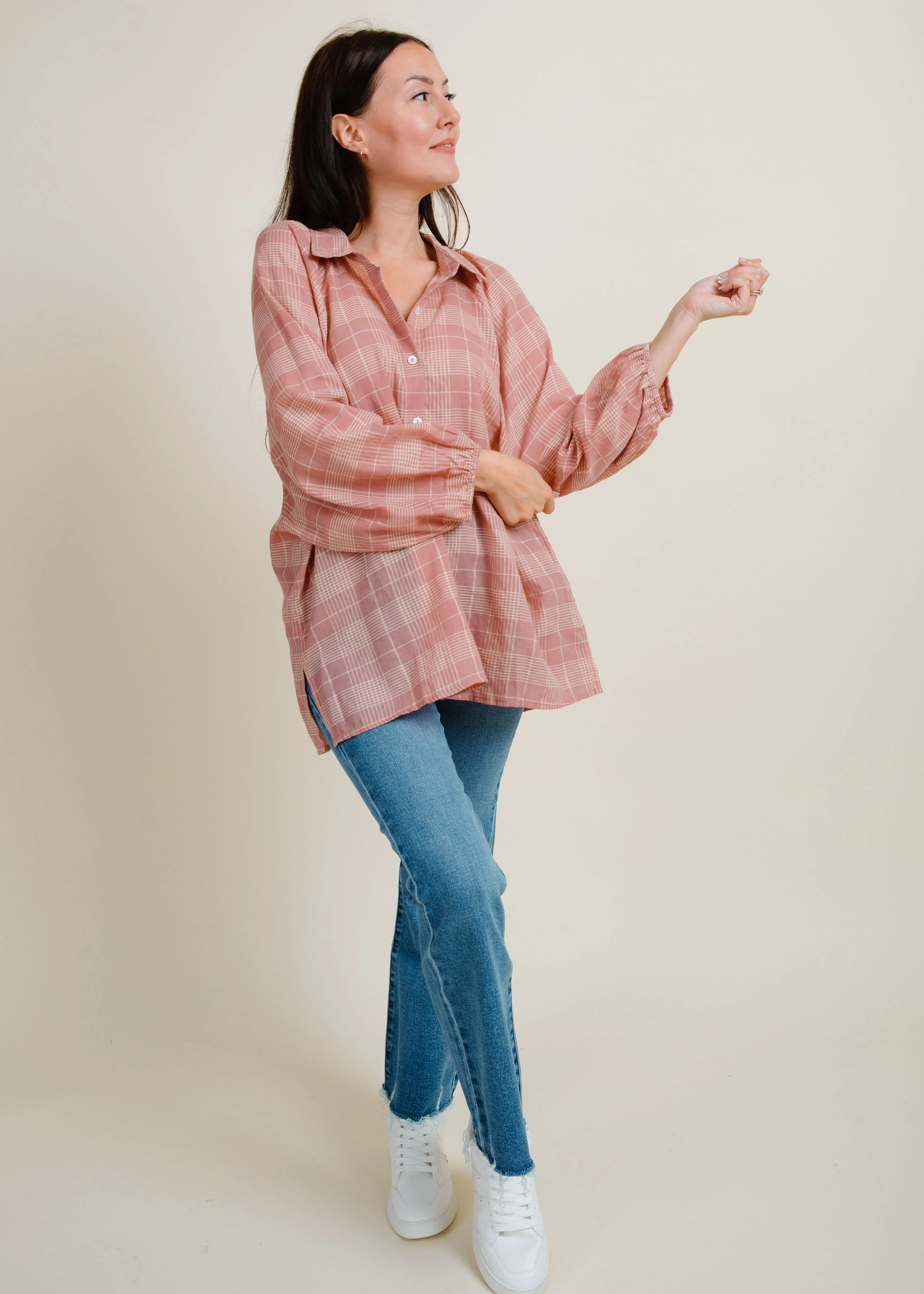Sylvia Plaid Blouse sold by Vinnie Louise product image thumbnail 2