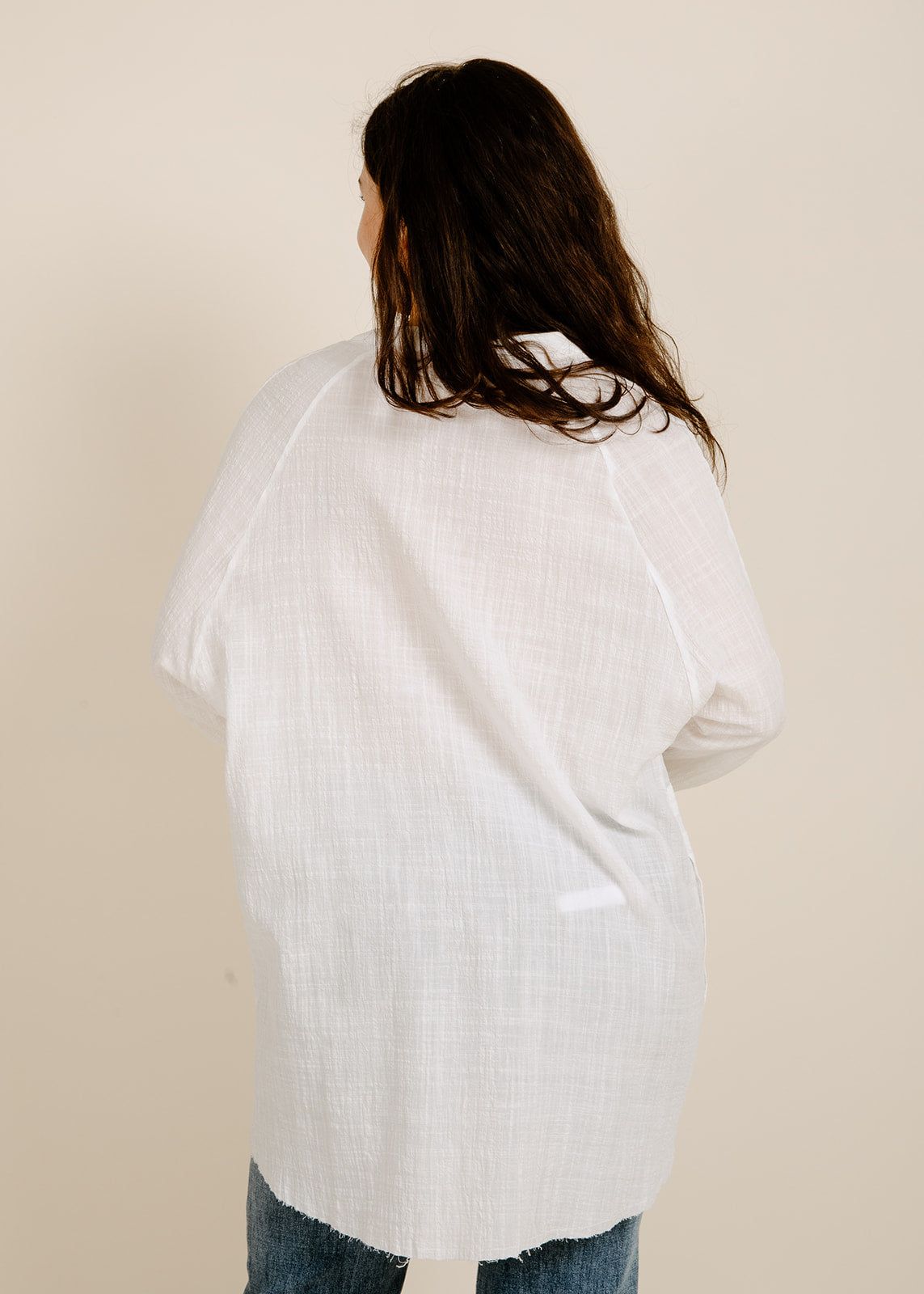 Day Dream Button Down Tunic - White sold by Vinnie Louise product image thumbnail 3