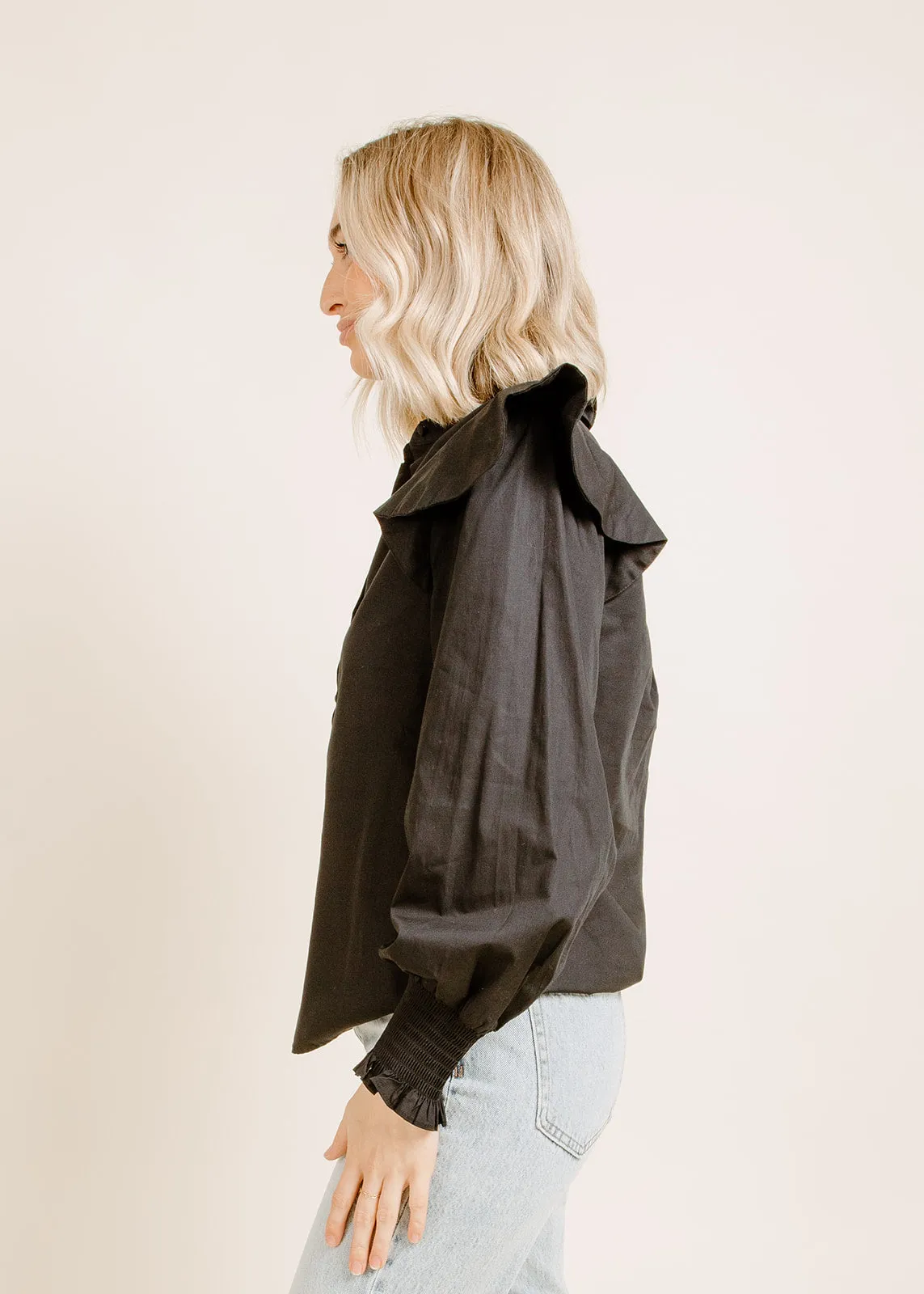 Brinley Blouse - Black sold by Vinnie Louise product image thumbnail 2
