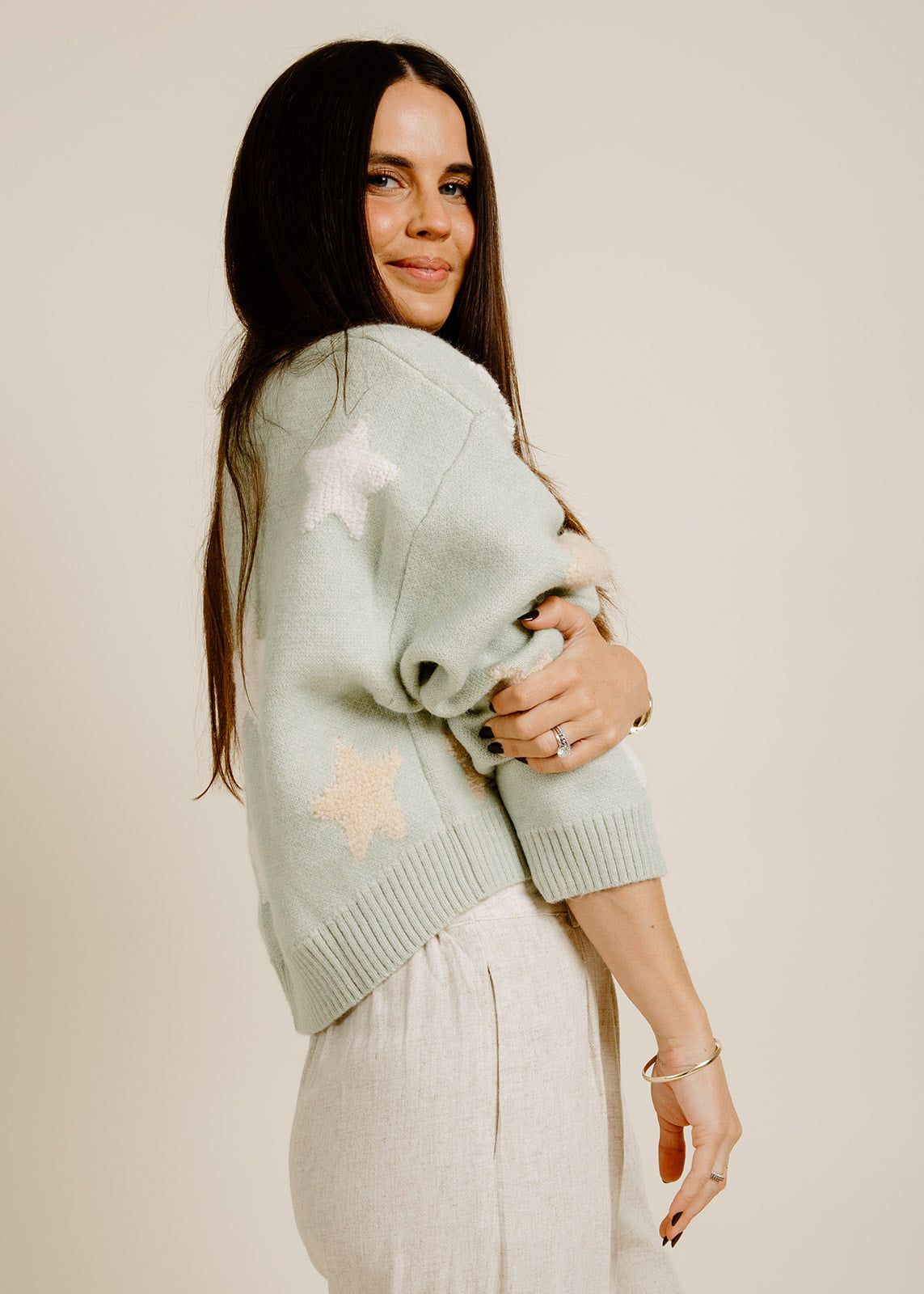 Asteria Sweater - Sage sold by Vinnie Louise product image thumbnail 3