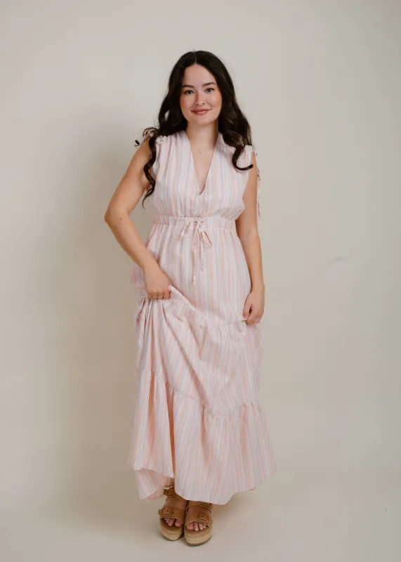 Fiona Striped Maxi Dress sold by Vinnie Louise
