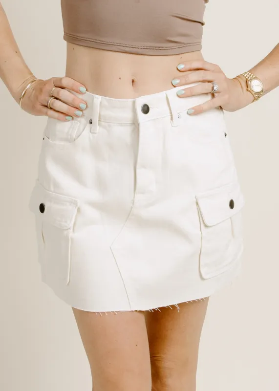 Matilda Mini Skirt - Ecru sold by Vinnie Louise
