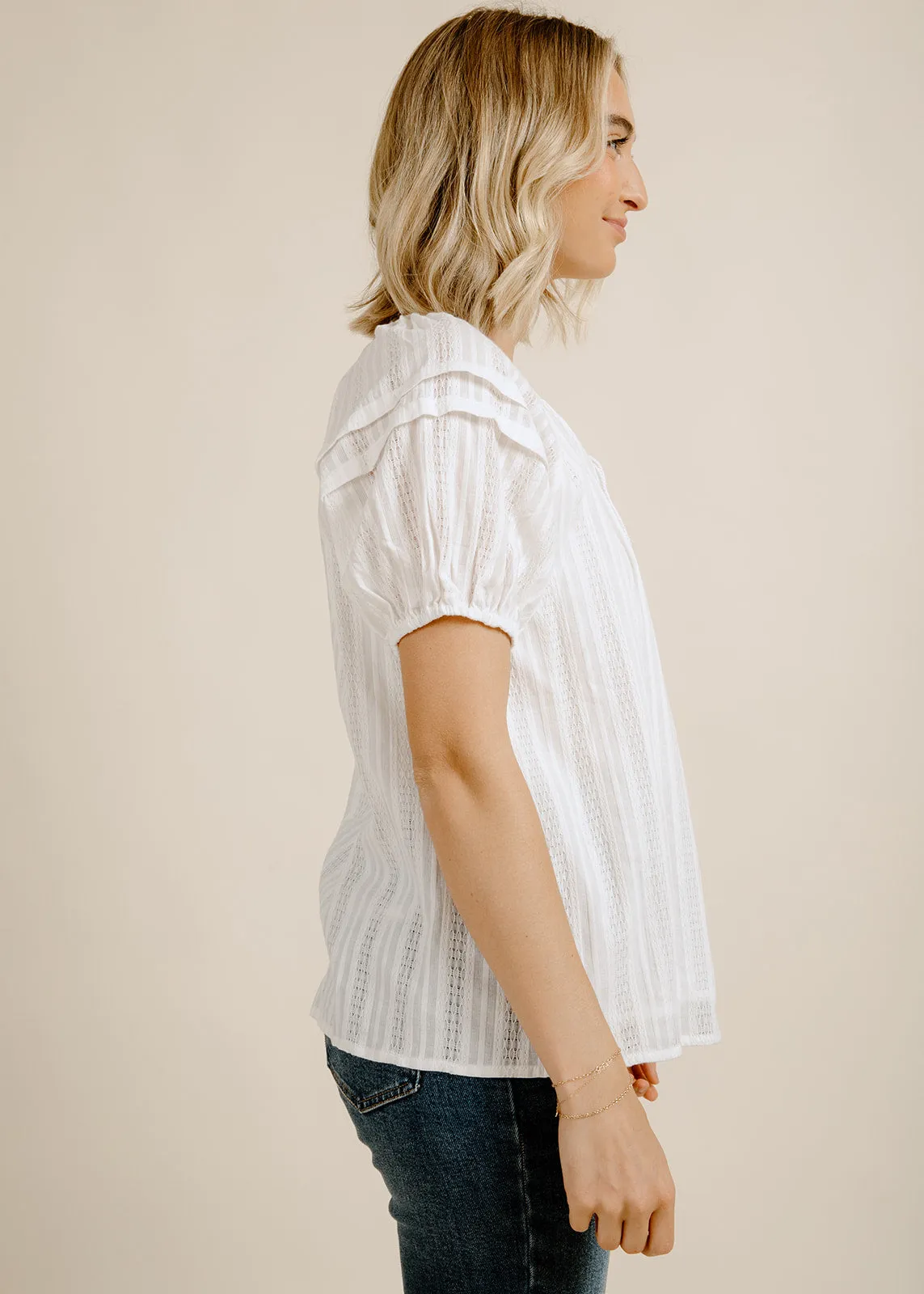 Oxley Top - White sold by Vinnie Louise product image thumbnail 3
