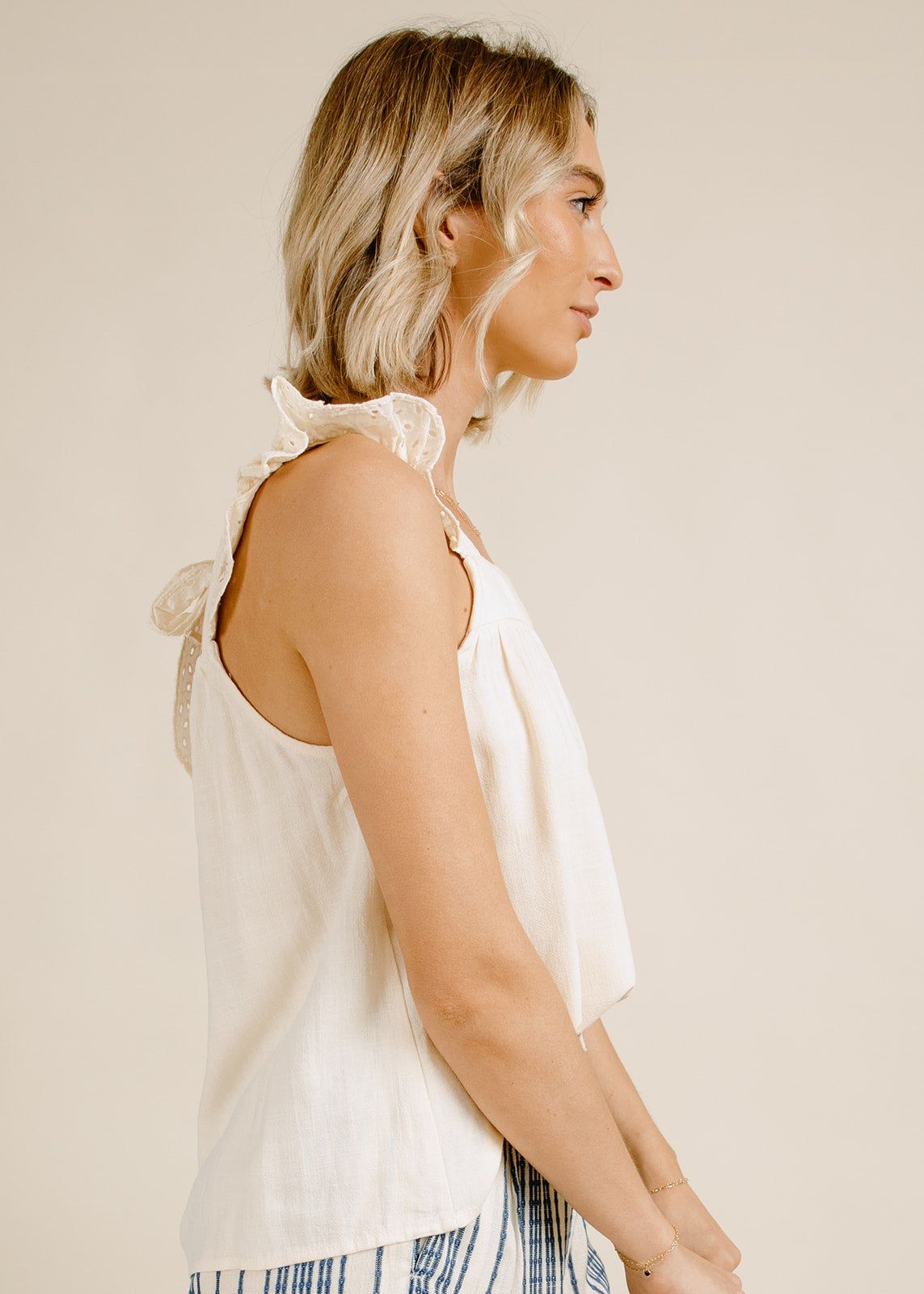 Frannie Blouse - Cream sold by Vinnie Louise product image thumbnail 4