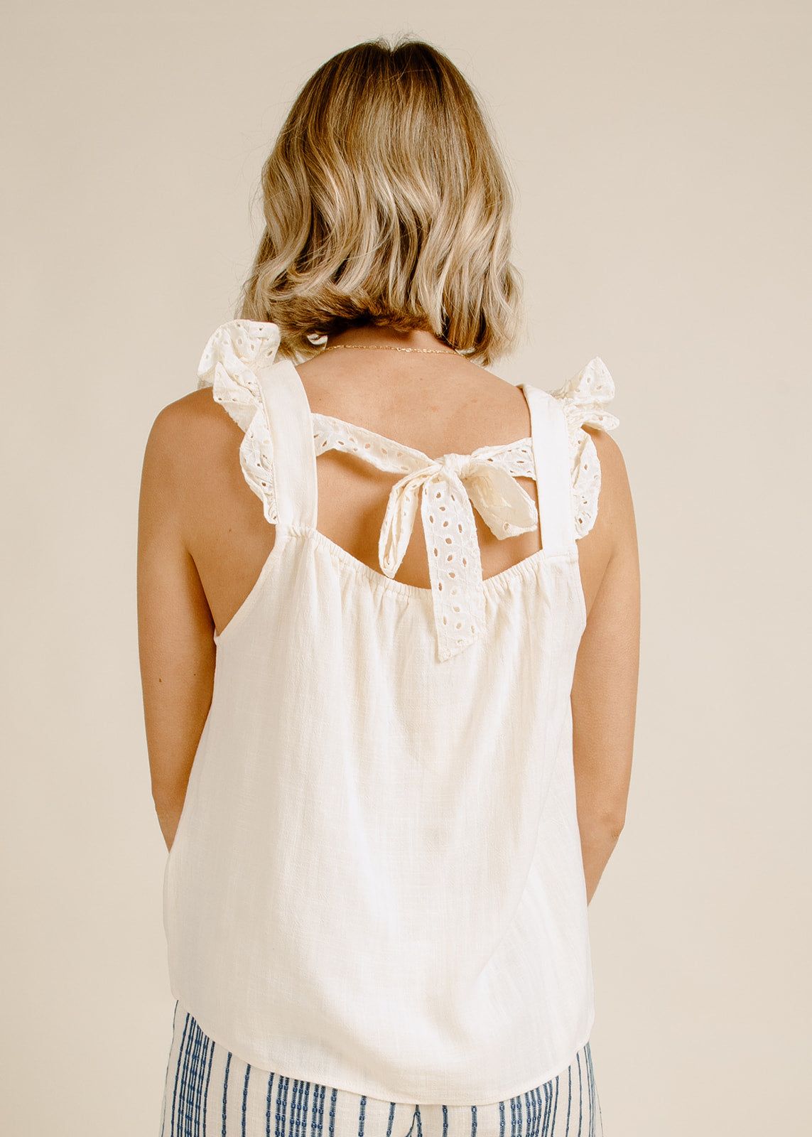 Frannie Blouse - Cream sold by Vinnie Louise product image thumbnail 3
