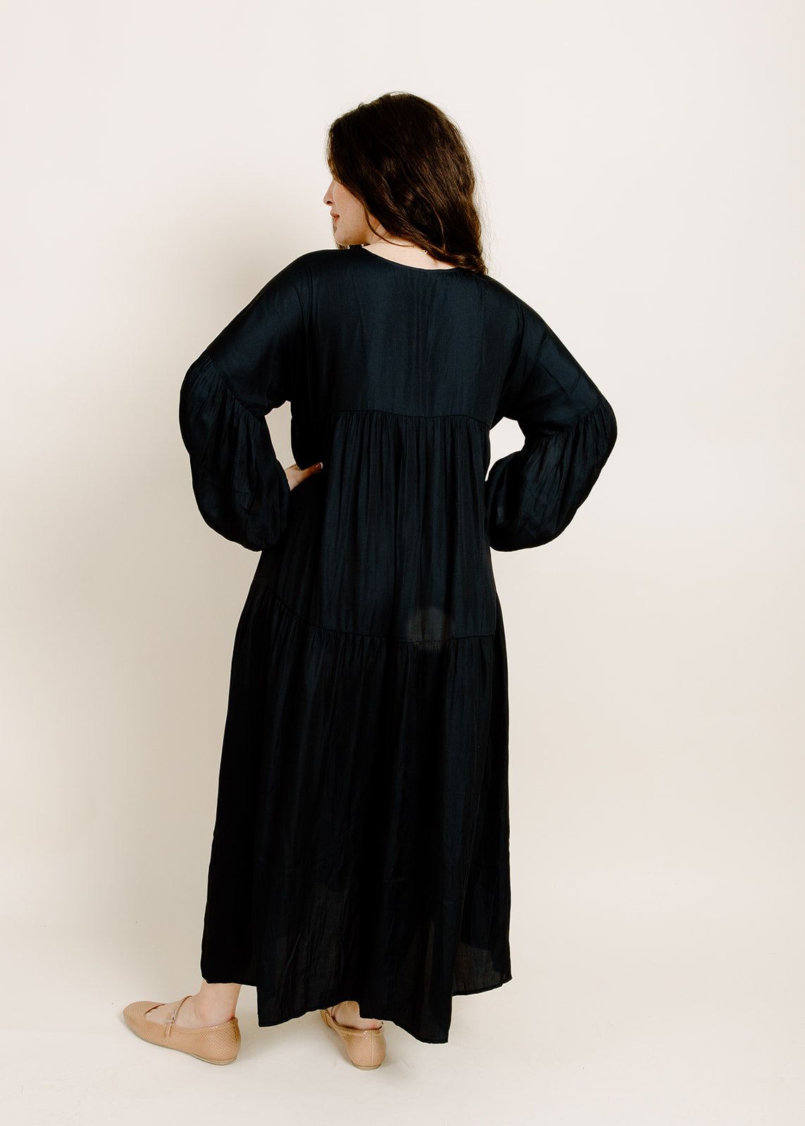 Nadia Midi Dress - Midnight sold by Vinnie Louise product image thumbnail 3