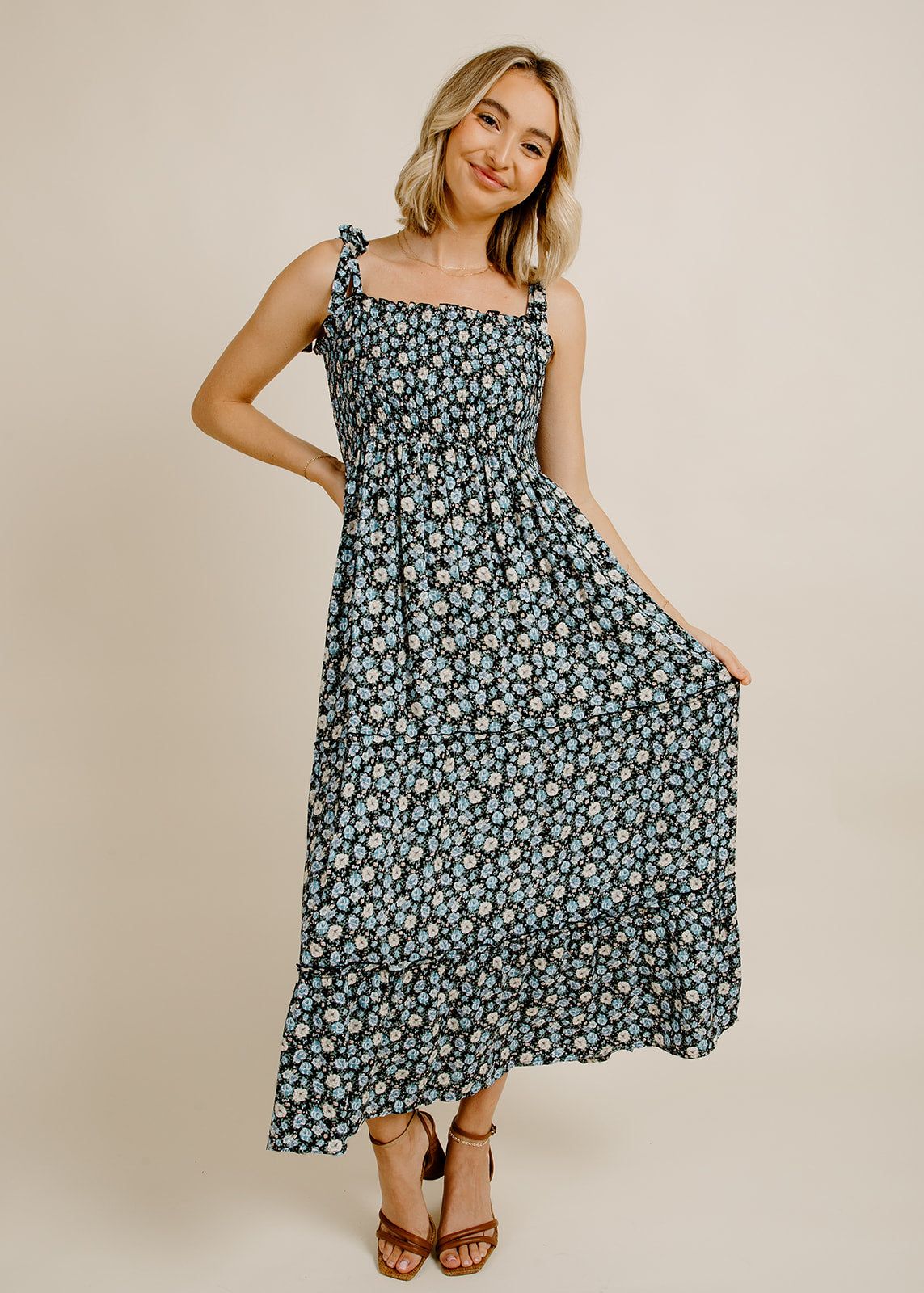 Cassandra Maxi Dress - Black sold by Vinnie Louise