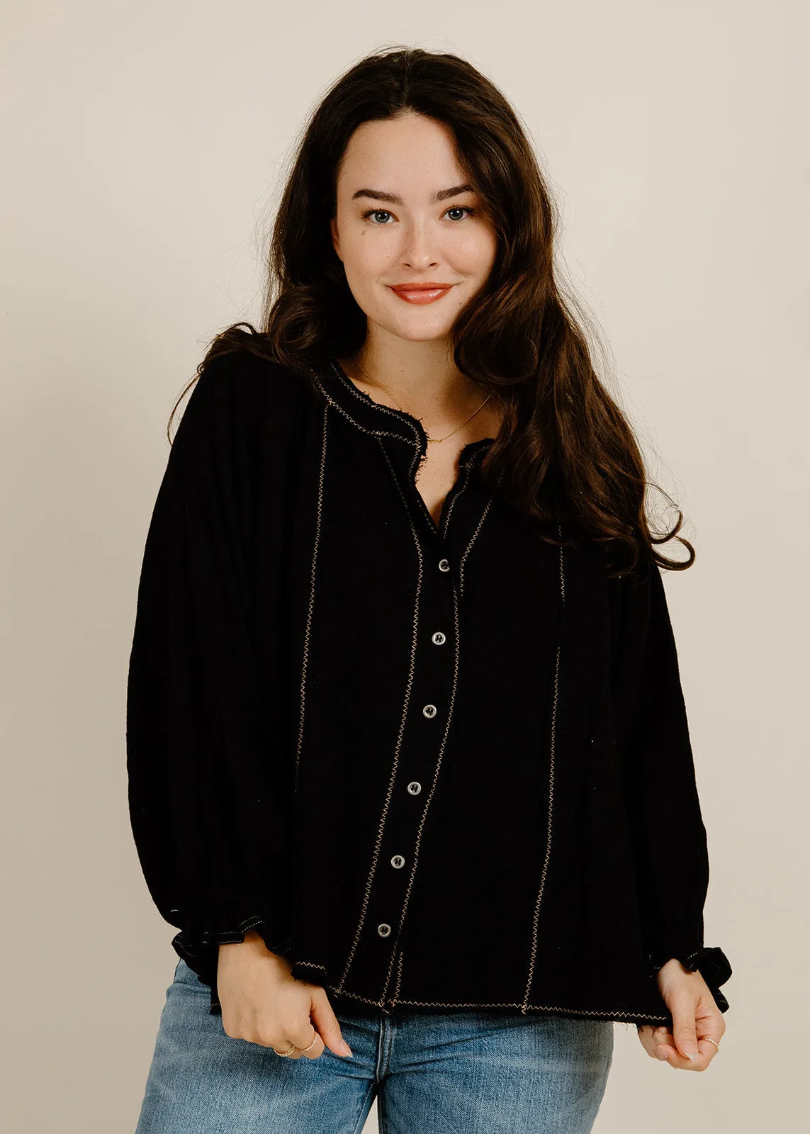 Cassie Top - Black sold by Vinnie Louise