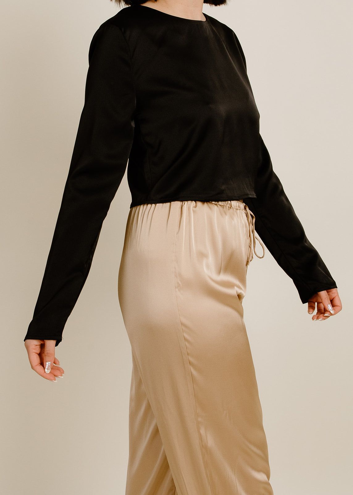 Kim Crop Top - Black sold by Vinnie Louise product image thumbnail 4