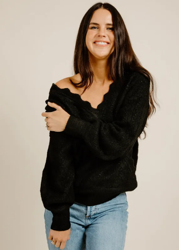 Nora Sweater - Black sold by Vinnie Louise