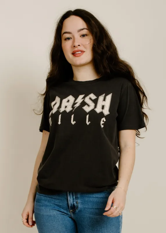 Back in Nash Tee - Black sold by Vinnie Louise