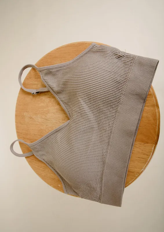 Pasha Padded Bralette - Burnt Taupe sold by Vinnie Louise