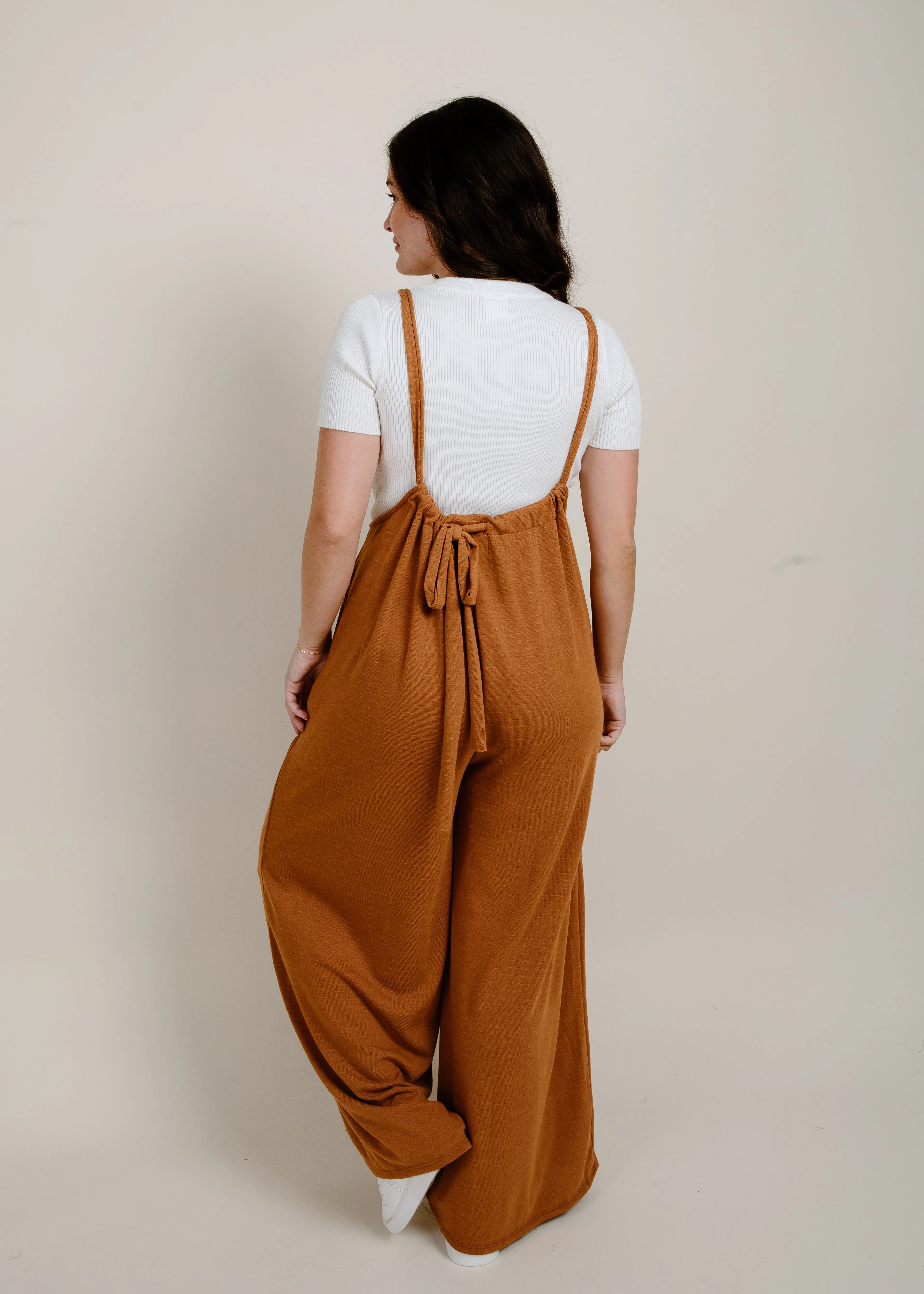 Darby Wide Leg Suspender Pants sold by Vinnie Louise product image thumbnail 3