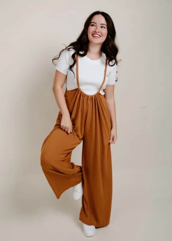 Darby Wide Leg Suspender Pants sold by Vinnie Louise