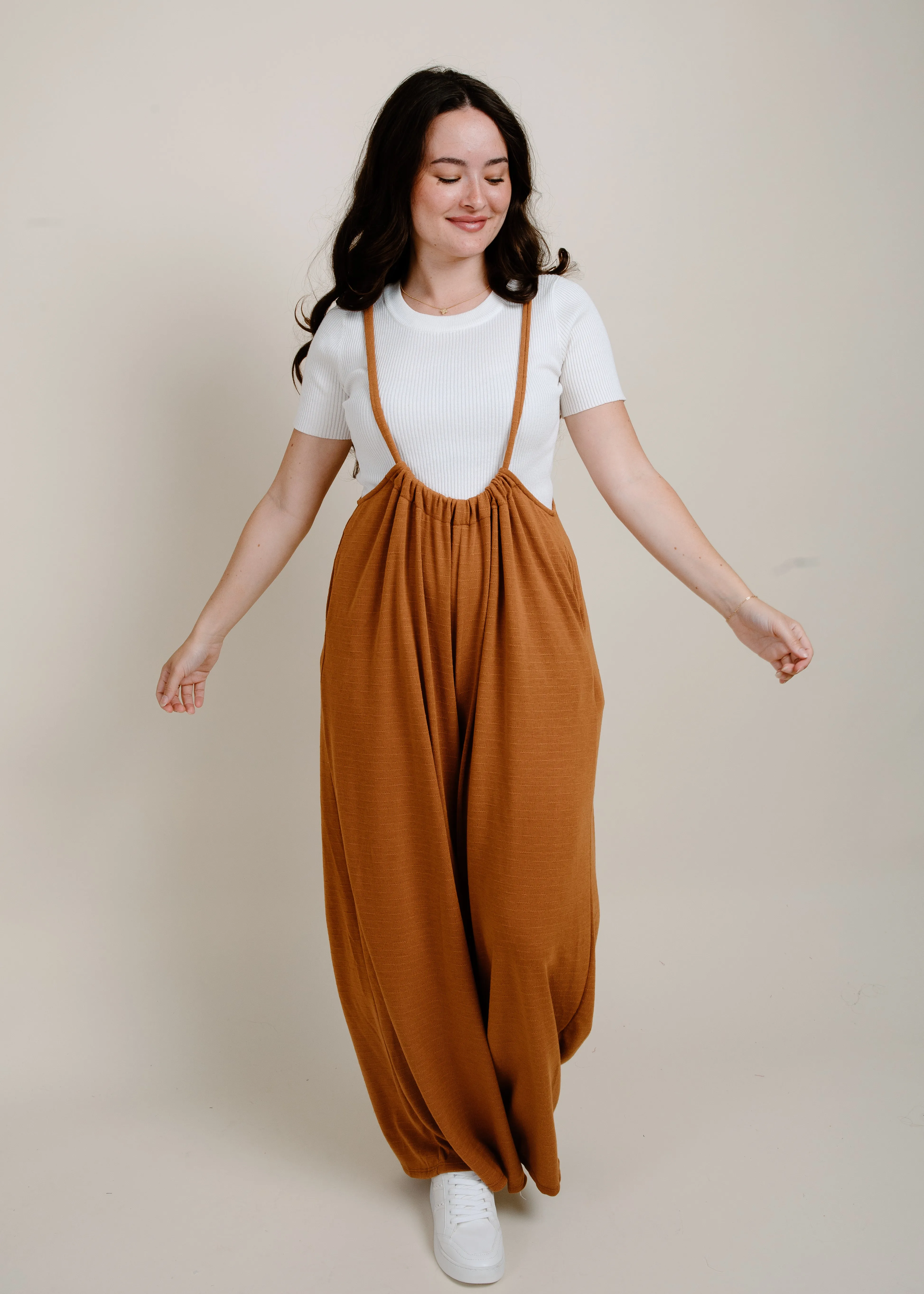 Darby Wide Leg Suspender Pants sold by Vinnie Louise product image thumbnail 5