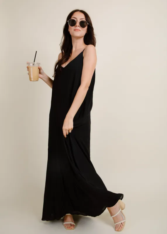 Isadora Maxi Dress - Black sold by Vinnie Louise