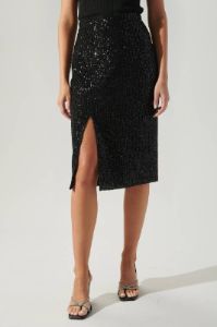 Midnights Sequin Midi Skirt sold by Vinnie Louise