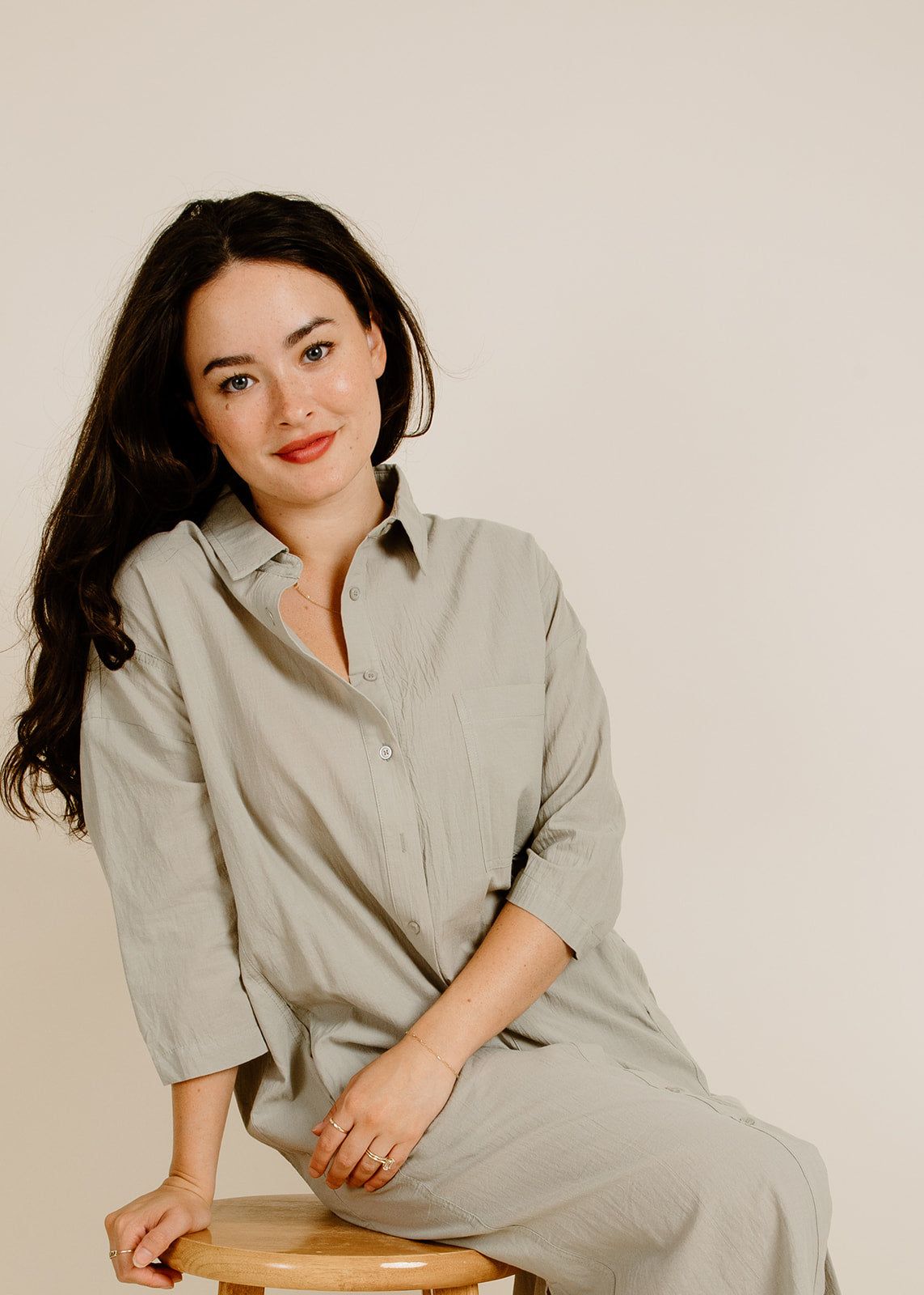 Clara Shirt Dress - Dry Thyme sold by Vinnie Louise product image thumbnail 5