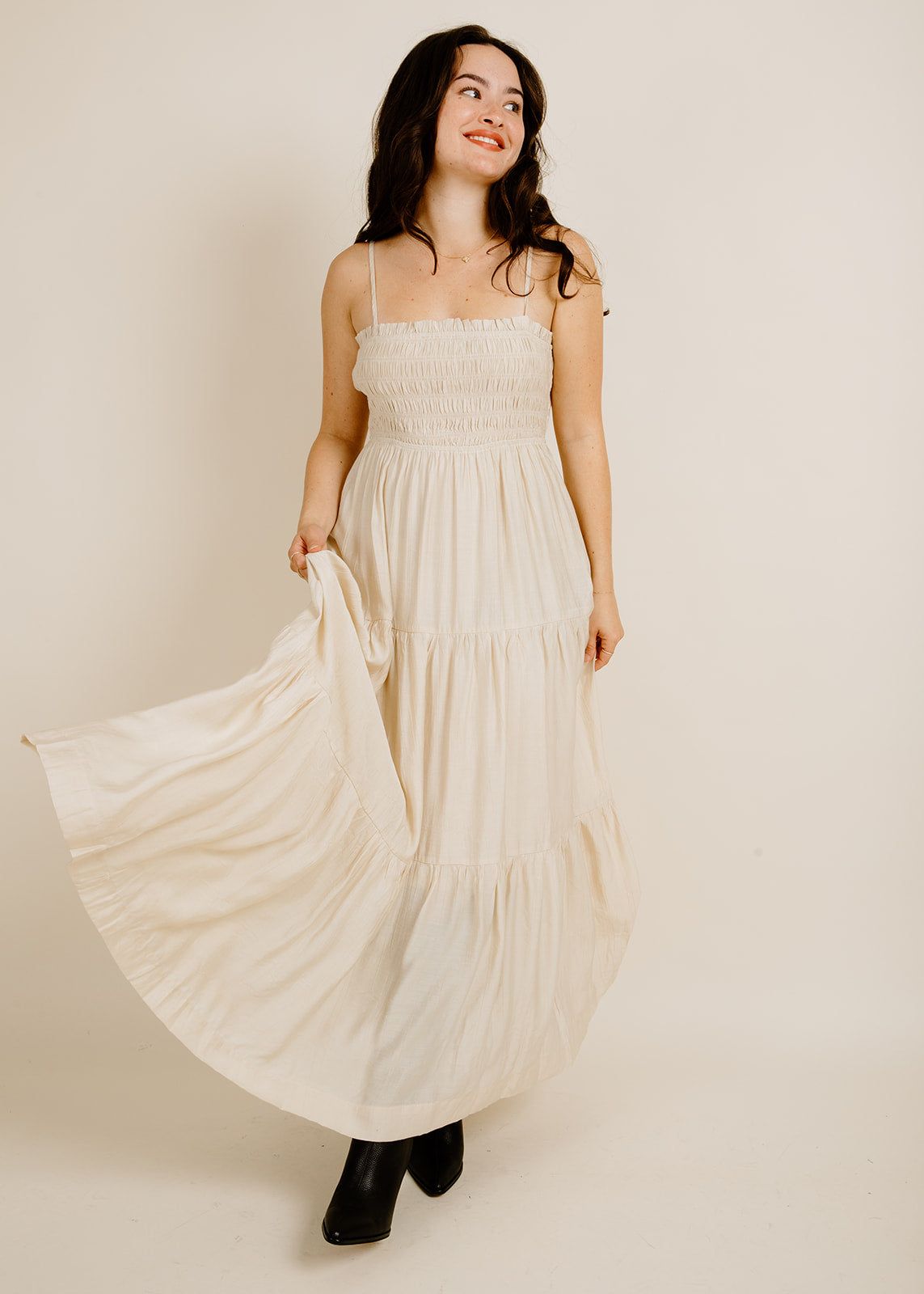 All Day Everyday Dress - Natural sold by Vinnie Louise product image thumbnail 2