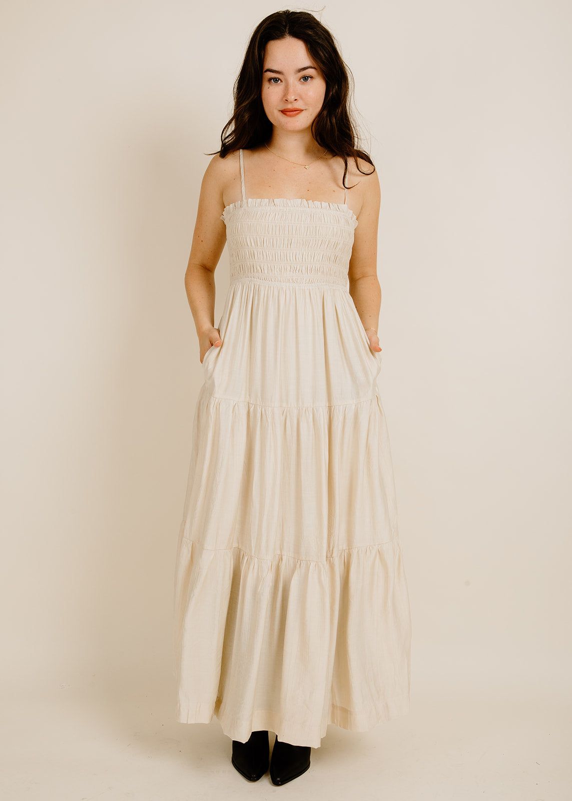 All Day Everyday Dress - Natural sold by Vinnie Louise