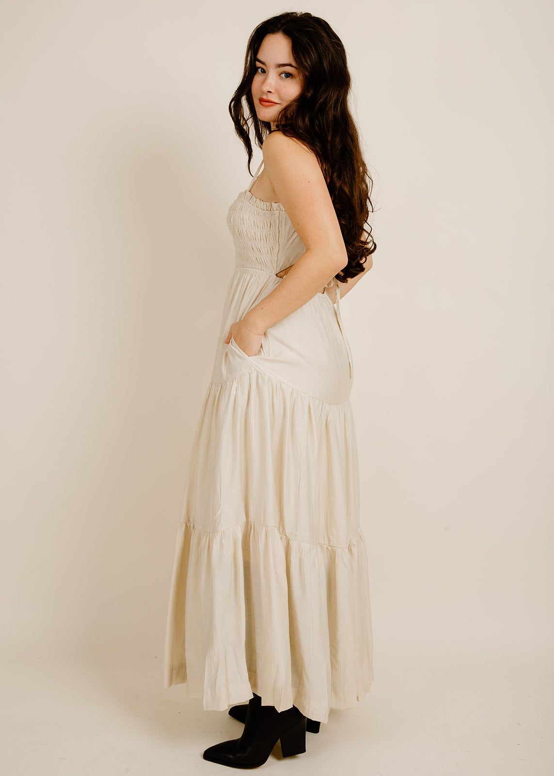 All Day Everyday Dress - Natural sold by Vinnie Louise product image thumbnail 3