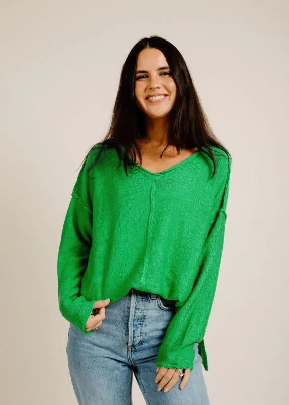 Eliza Pullover - Green sold by Vinnie Louise