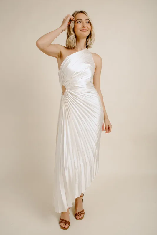 Natasha Maxi Dress - Pearl sold by Vinnie Louise