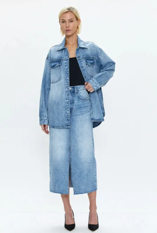 Mandy Oversized Shacket - Skylark sold by Vinnie Louise