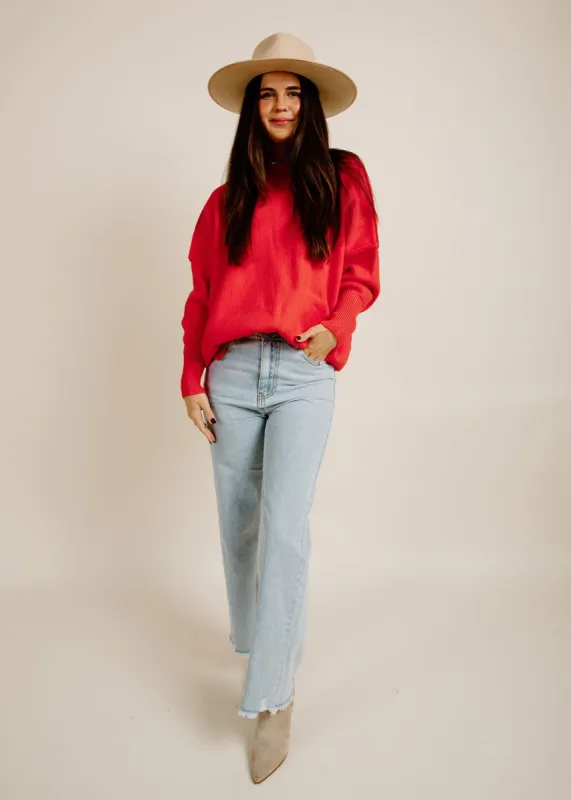 Harvey Sweater - Red sold by Vinnie Louise