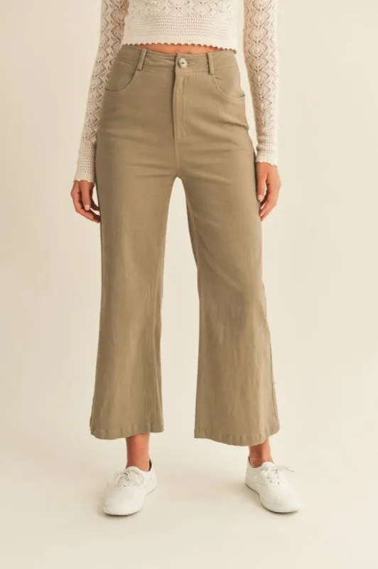 Elsie Pants - Olive sold by Vinnie Louise