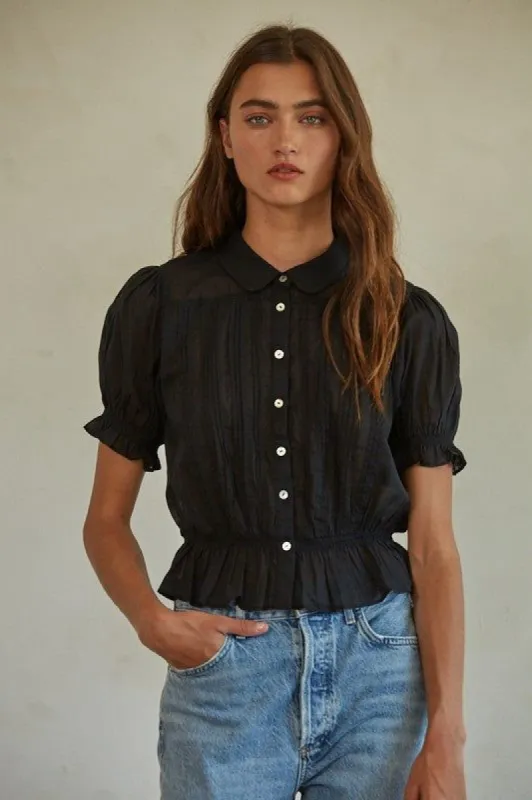 Irena Top - Black sold by Vinnie Louise