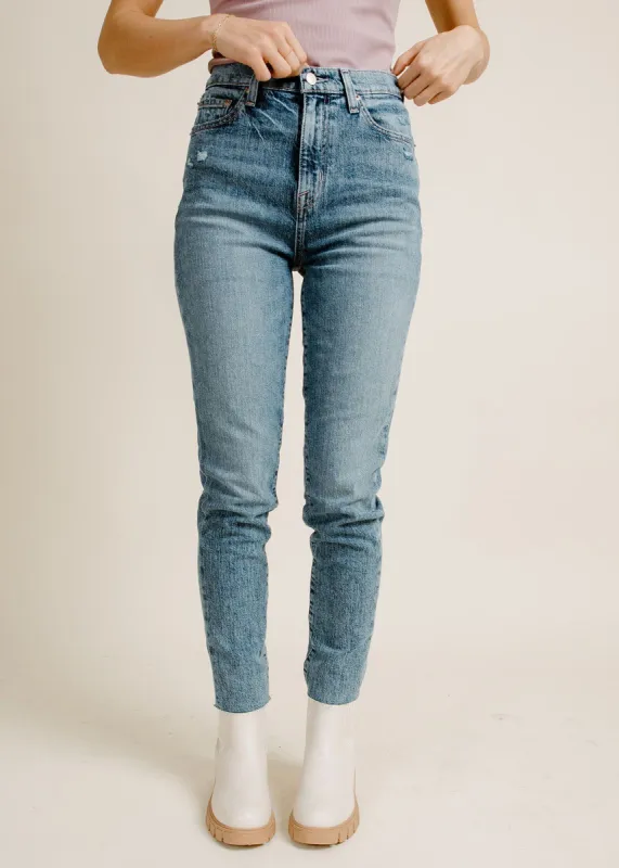 Kate High Rise Slim Straight Denim - Central Park sold by Vinnie Louise