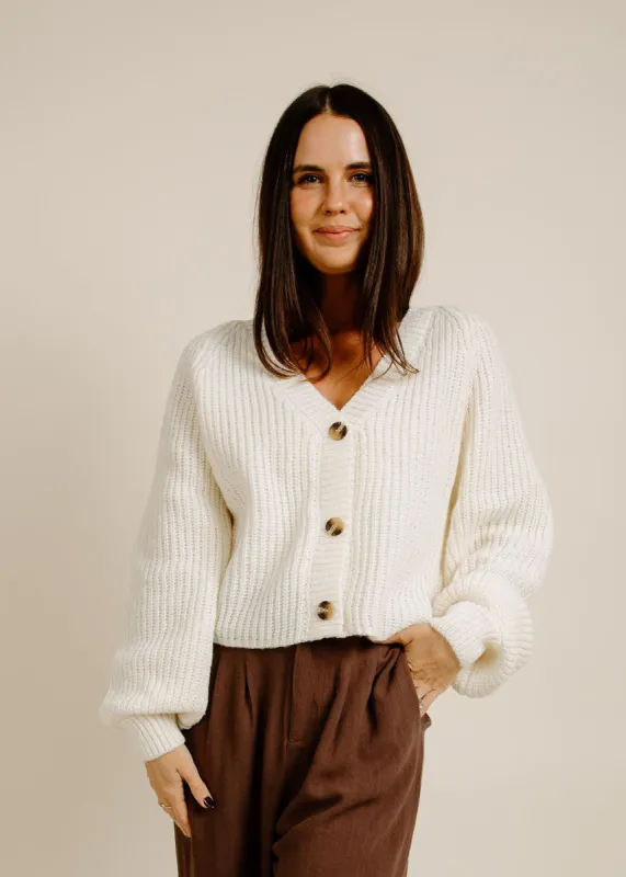 Lyla Cardigan - Cream sold by Vinnie Louise
