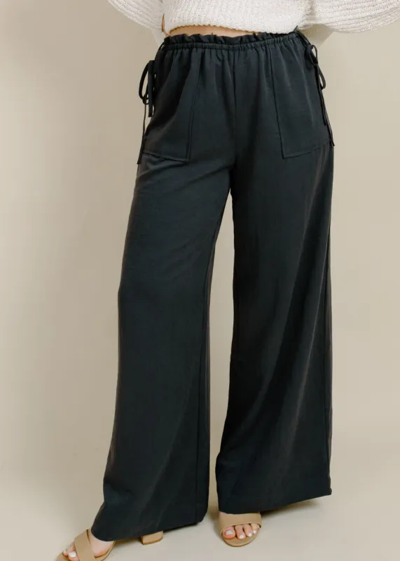 On The Shore Pants - Slate sold by Vinnie Louise