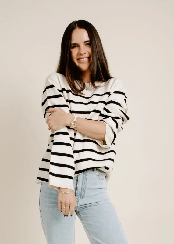 Arlo Sweater - Ivory sold by Vinnie Louise