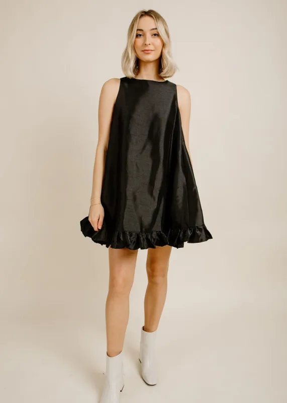 Perfectly Pearl Mini Dress - Black sold by Vinnie Louise