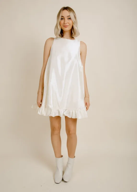 Perfectly Pearl Mini Dress - Cream sold by Vinnie Louise