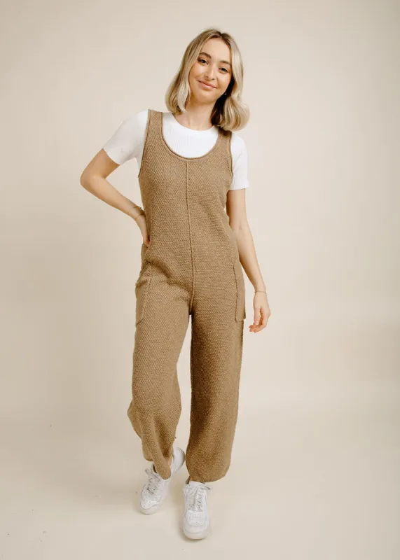 Shayla Jumpsuit - Mocha sold by Vinnie Louise