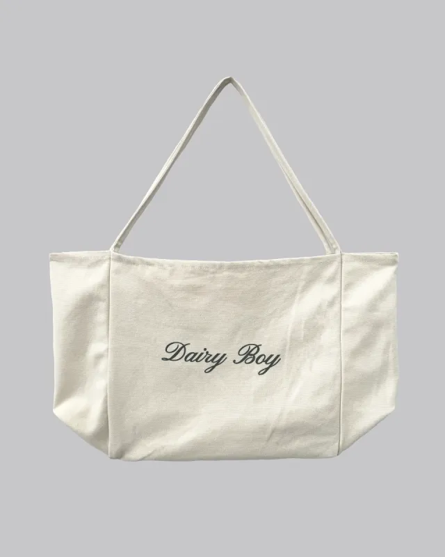 Dairy Boy Tote Bag - Cream sold by Dairy Boy