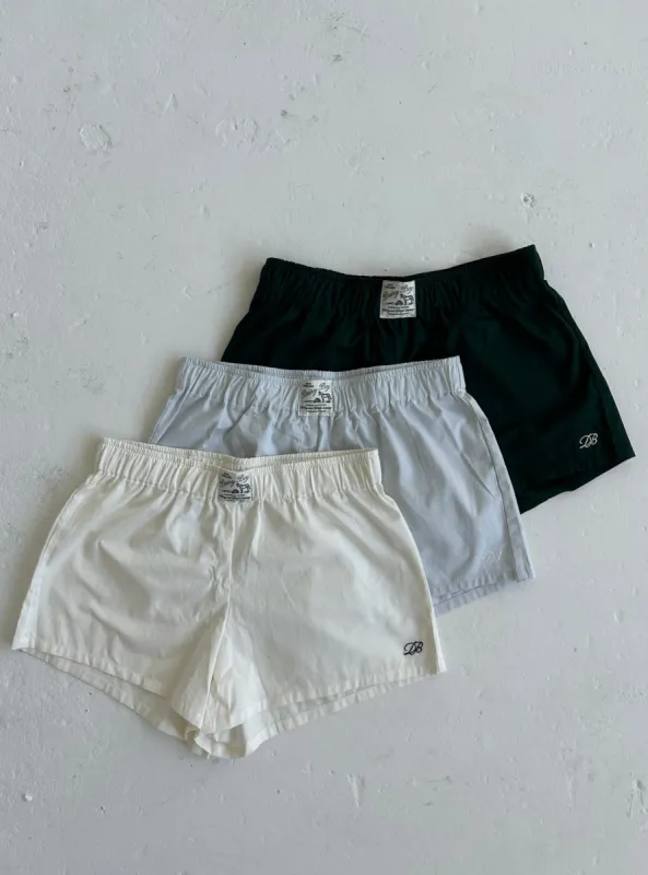 Fitted Boxer Short Set - Solid sold by Dairy Boy