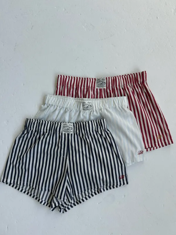 Fitted Boxer Short Set - Candy Stripe sold by Dairy Boy