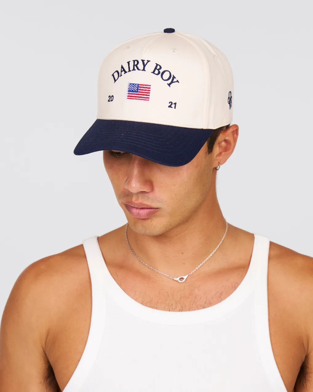 Heritage Trucker Hat - Navy sold by Dairy Boy product image thumbnail 3